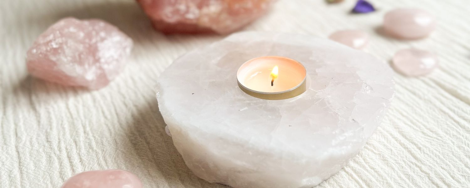 Edelsteen theelichten