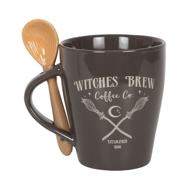 Witches Brew Coffee Co. mok + lepel