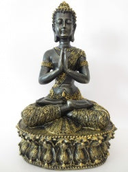 Tibetaanse Boeddha (zwart/goud)