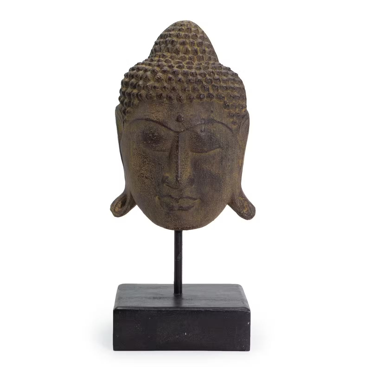 Boeddha Hoofd op standaard Groot