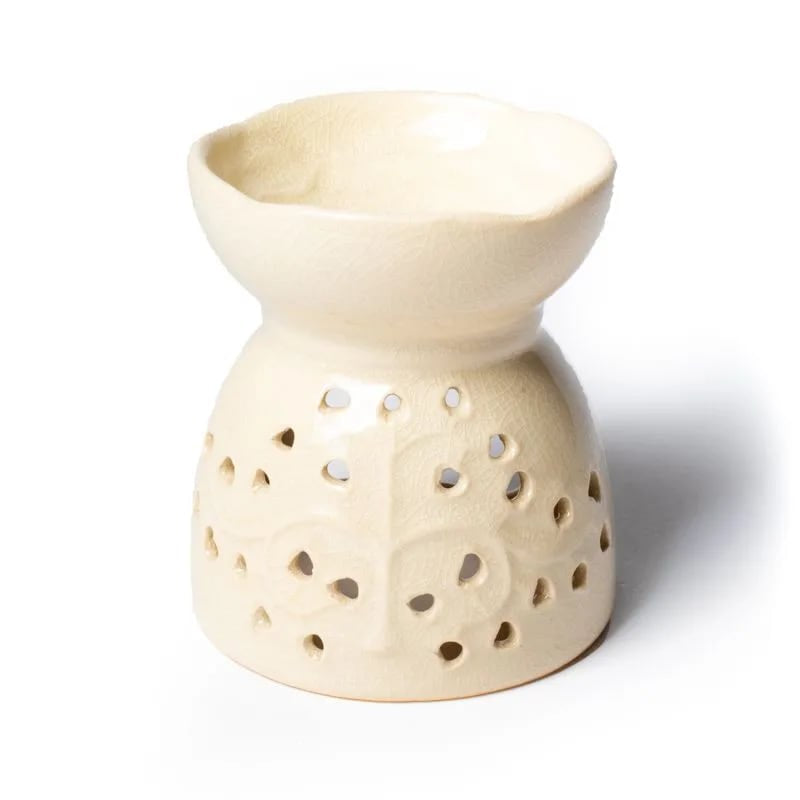 Olieverdamper Levensboom naturel keramiek