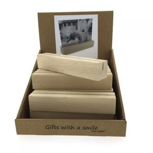 Beuken standaard voor kaarten