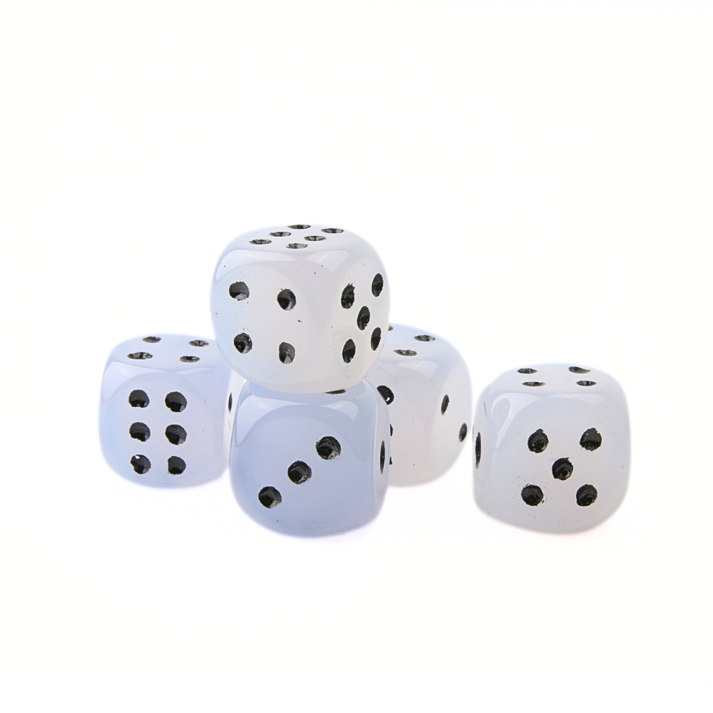 Chalcedoon Blauw Dobbelsteen