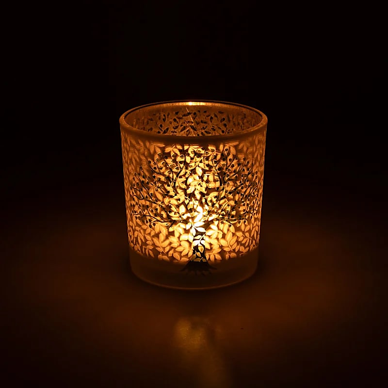 Sfeerlicht matglas/metallic Levensboom