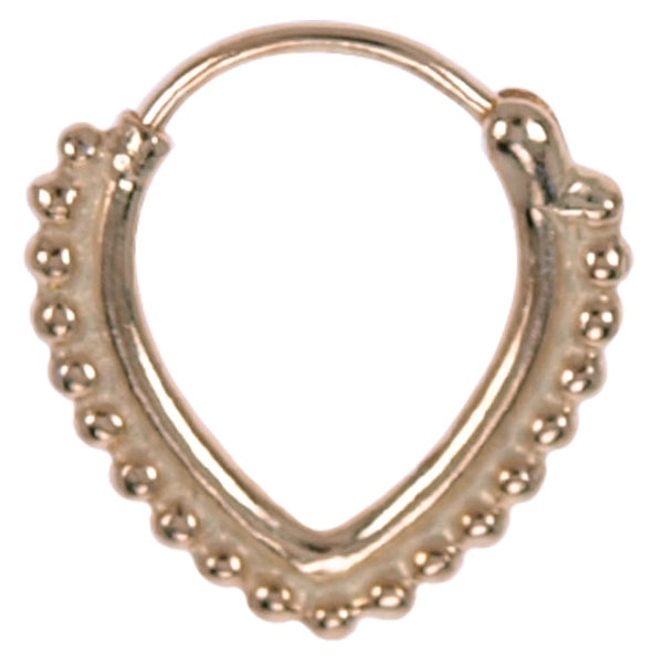 Zilveren oorbellen India stijl Gold Plated