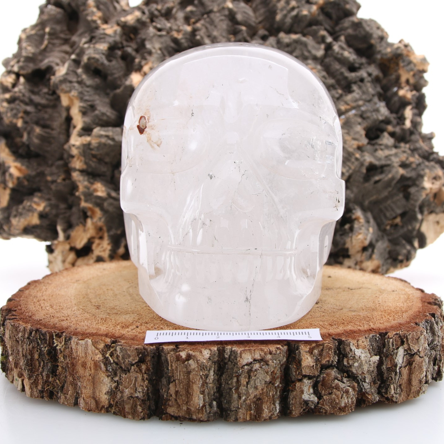 Bergkristal Skull - 1