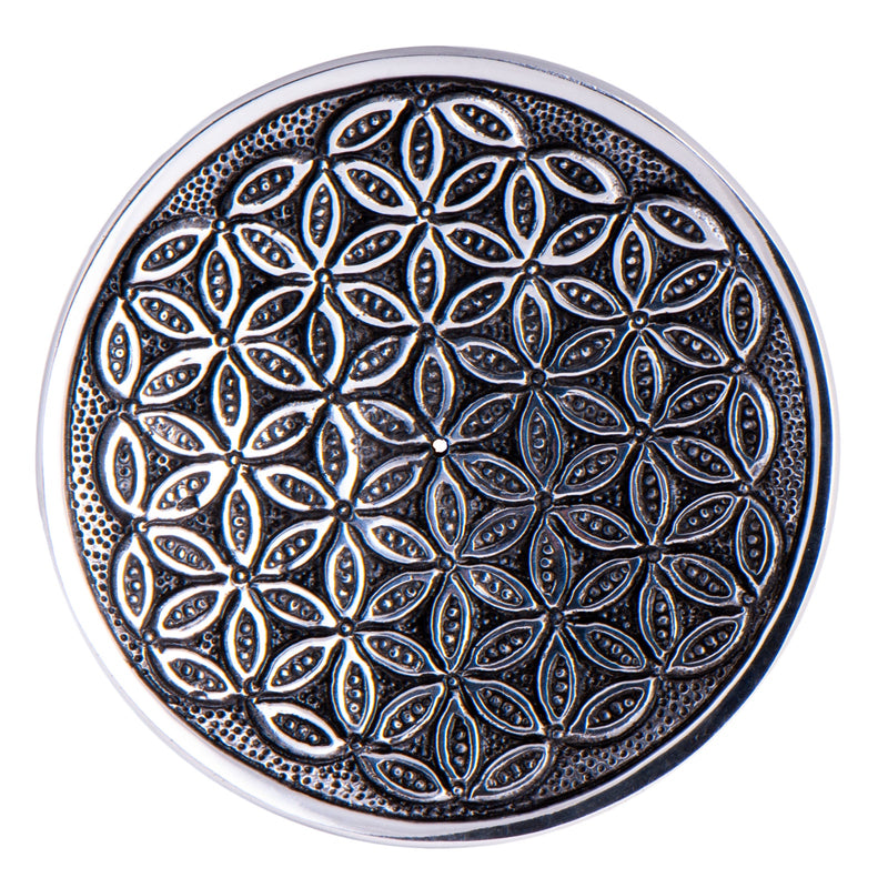 Wierookhouder Metaal met Flower of Life - 1