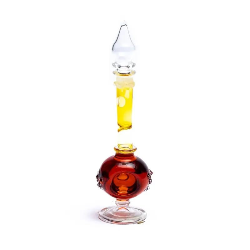 Geurolie in handgeblazen flesje patchouli