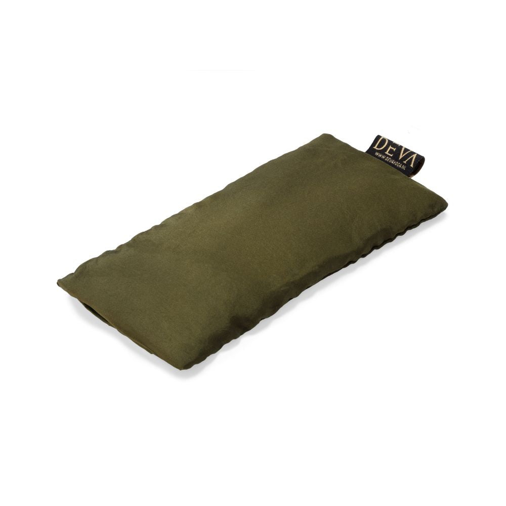 Deva Yoga - Oogkussen lavendel zijde - Dark Olive