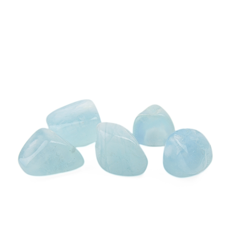 Aquamarijn trommelsteen - 2