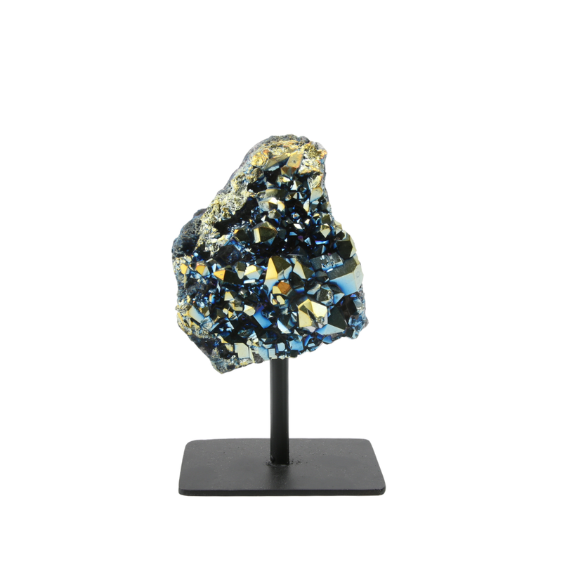 Titanium Amethist op standaard - 6