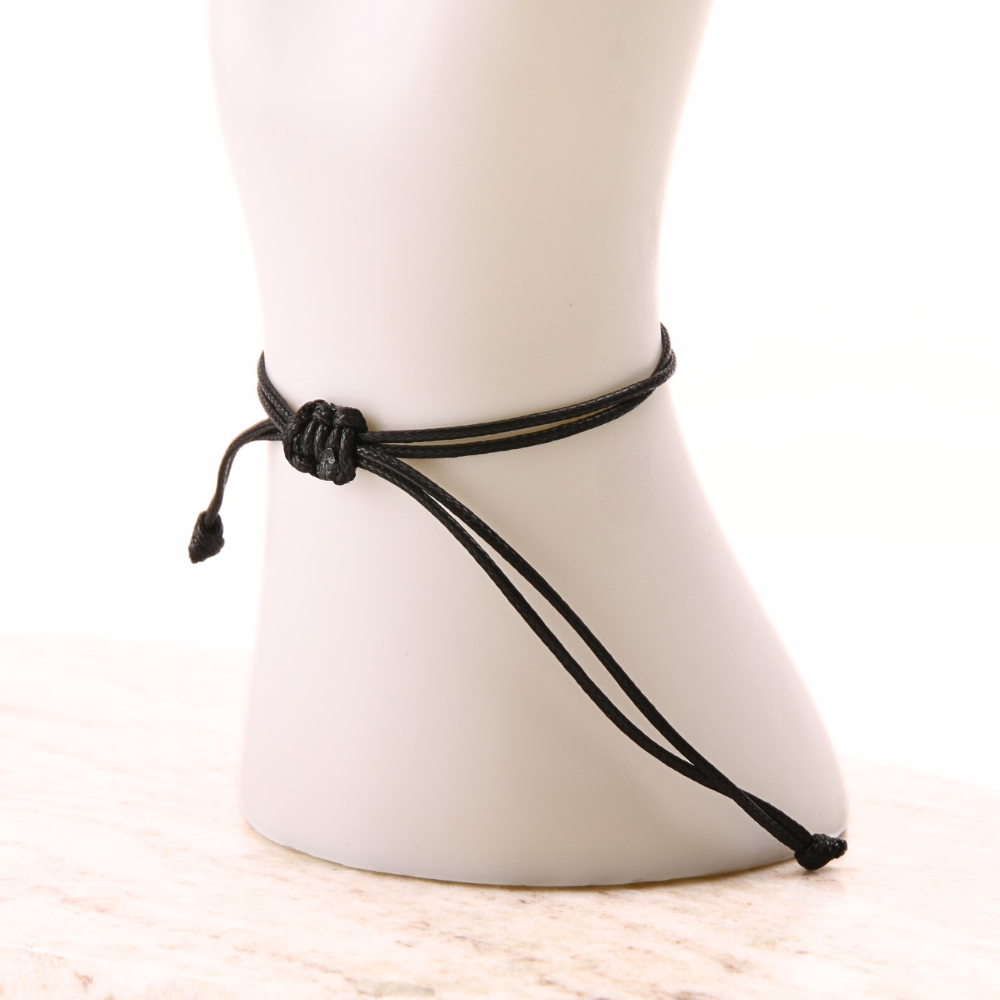 Armband Weave Black Zonnesteen - Bloem*