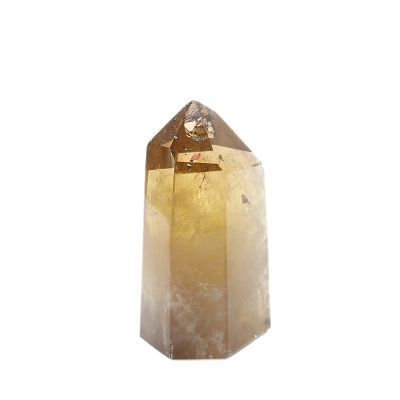 Citrien met Hematiet Punt - 2