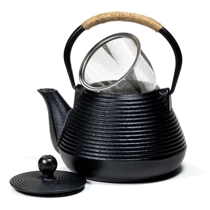 Japanse stijl Tetsubin 1 liter gietijzeren theepot