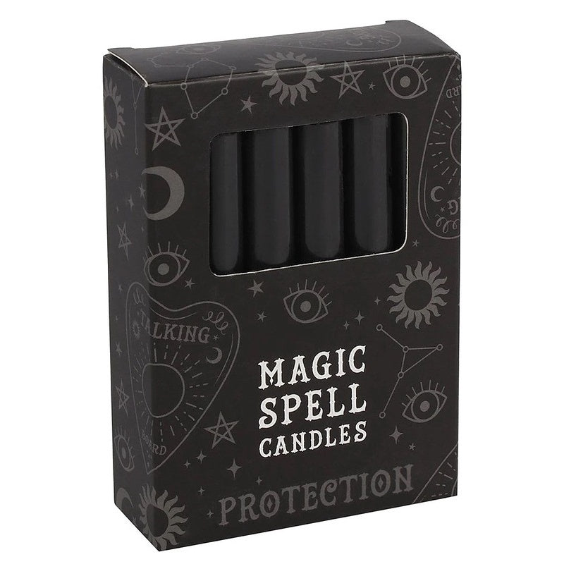 Spell Kaarsen Zwart Protection