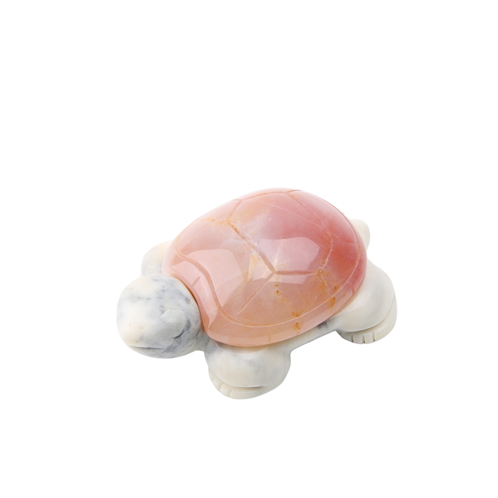 Chalcedoon Jaspis met Jade Ivory Schildpad - 2