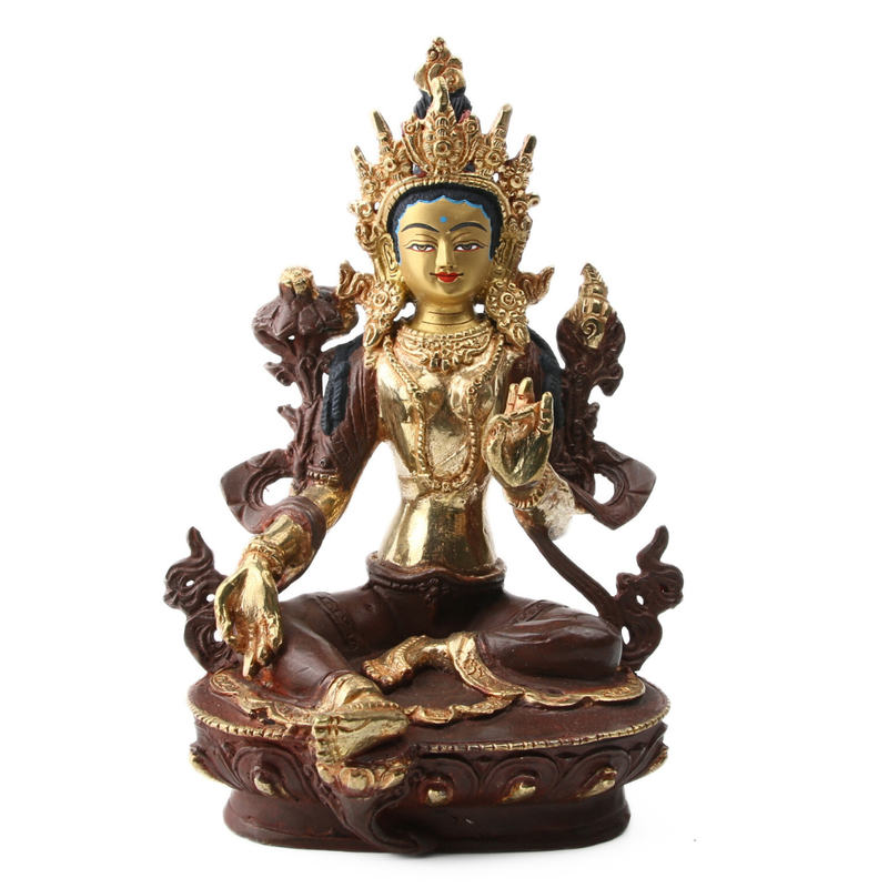 Tara Messing met Gold Plated Gezicht