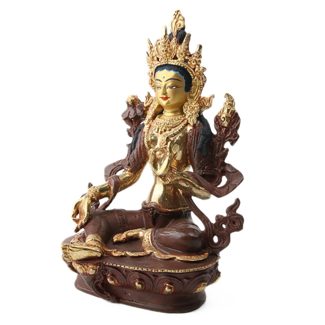 Tara Messing met Gold Plated Gezicht