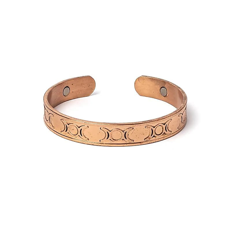 Armband koper maanfasen magnetisch