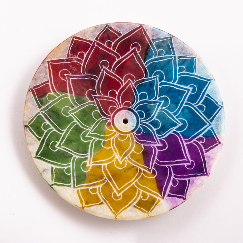 Wierookhouder Rainbow Mandala