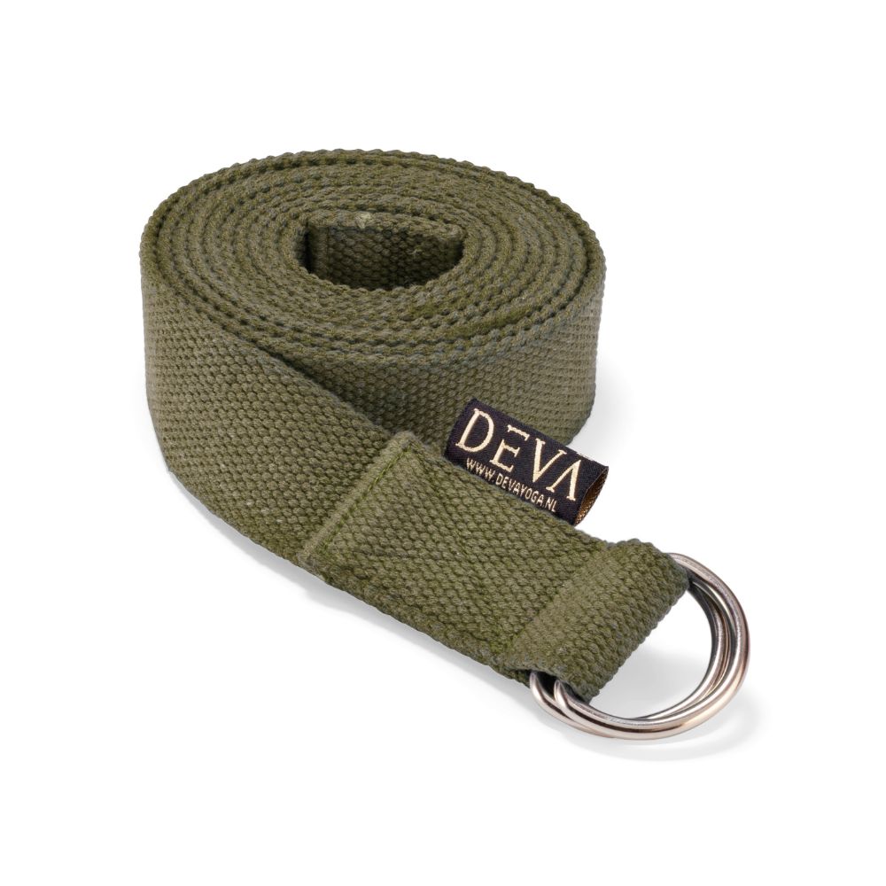 Deva Yoga - Yoga riem - Olive