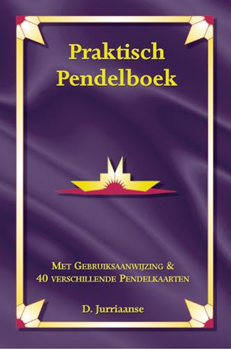 Praktisch pendelboek met gebruiksaanwijzing & 40 verschillende pendelkaarten