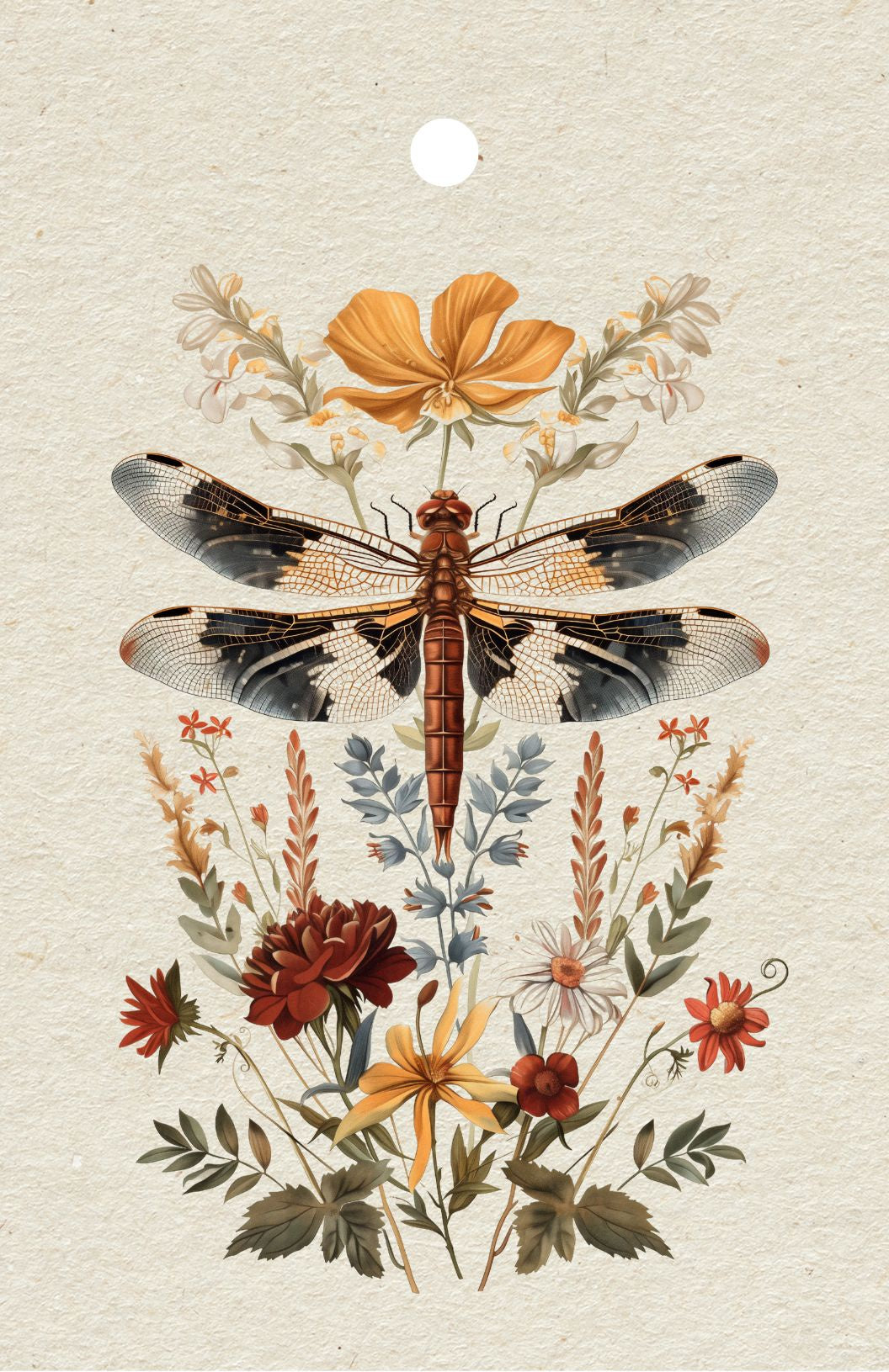 Geschenkkaart Eco Botanisch - Libelle