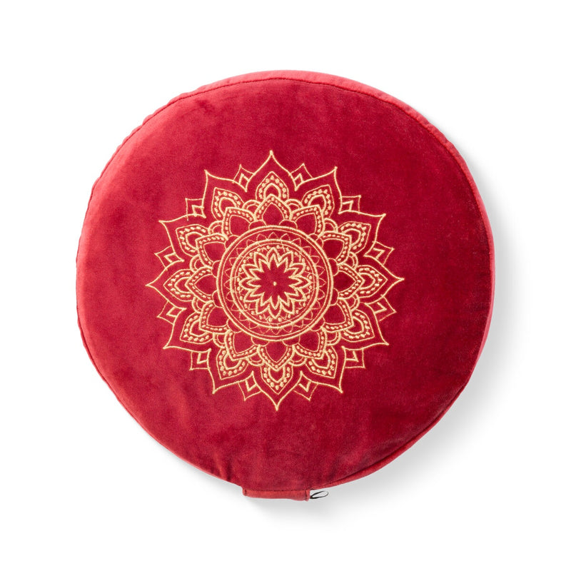 Deva Yoga - Meditatiekussen velvet - Dark Terra Mandala