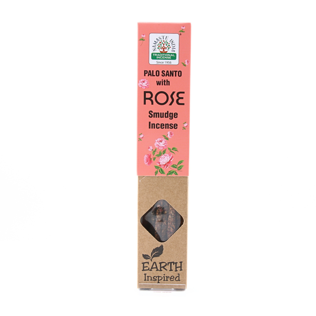 Natural Wierook Palo Santo  met Roos