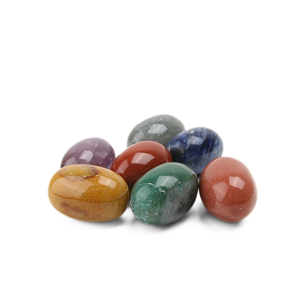 7 chakra Lingam set