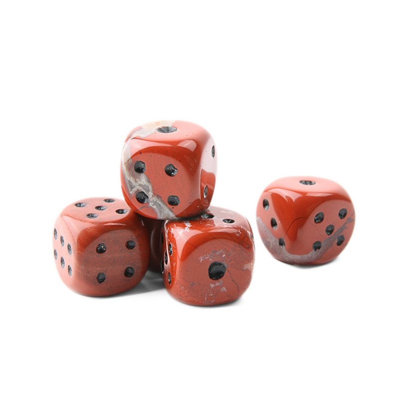 Jaspis Rood Dobbelsteen