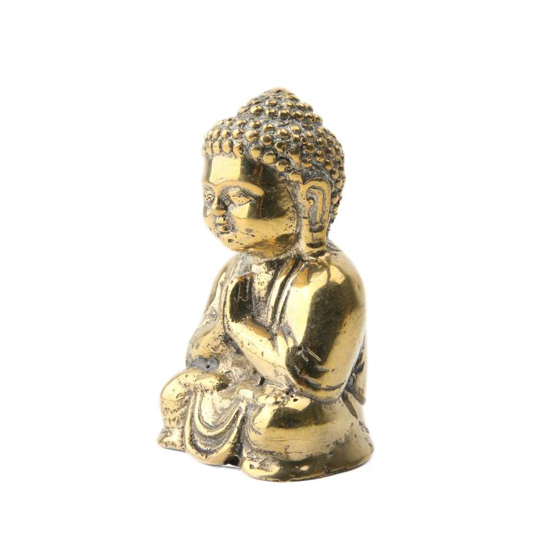 Boeddha Namaskara Mudra Gold Plated