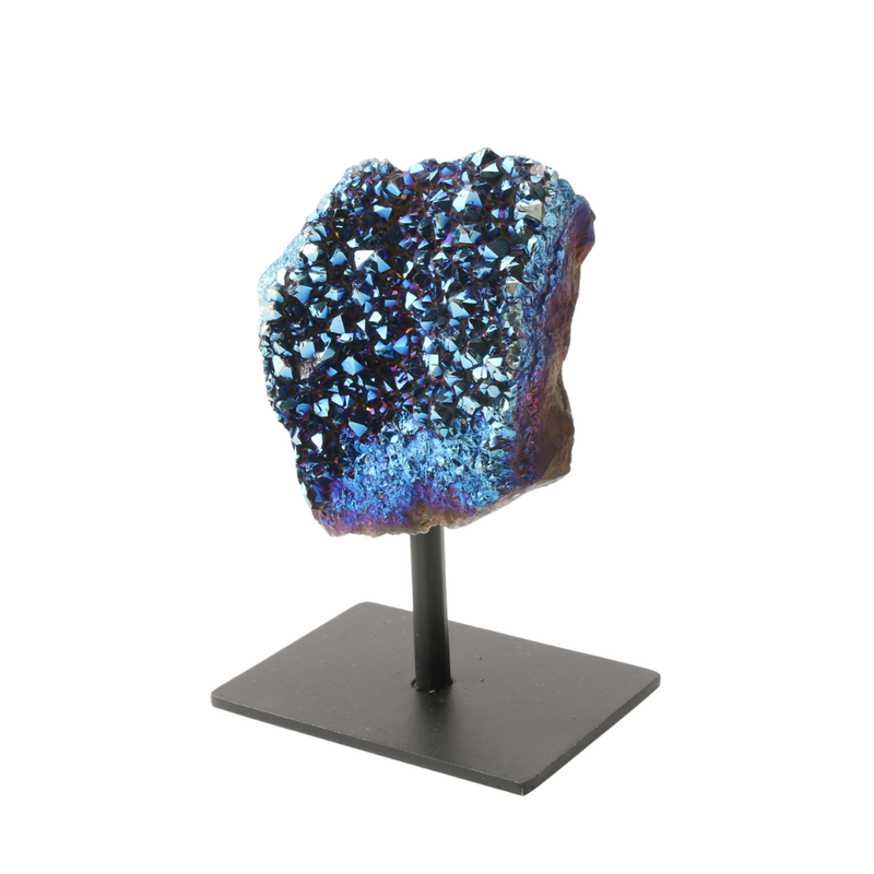 Titanium Aura Kwarts op Standaard – 2