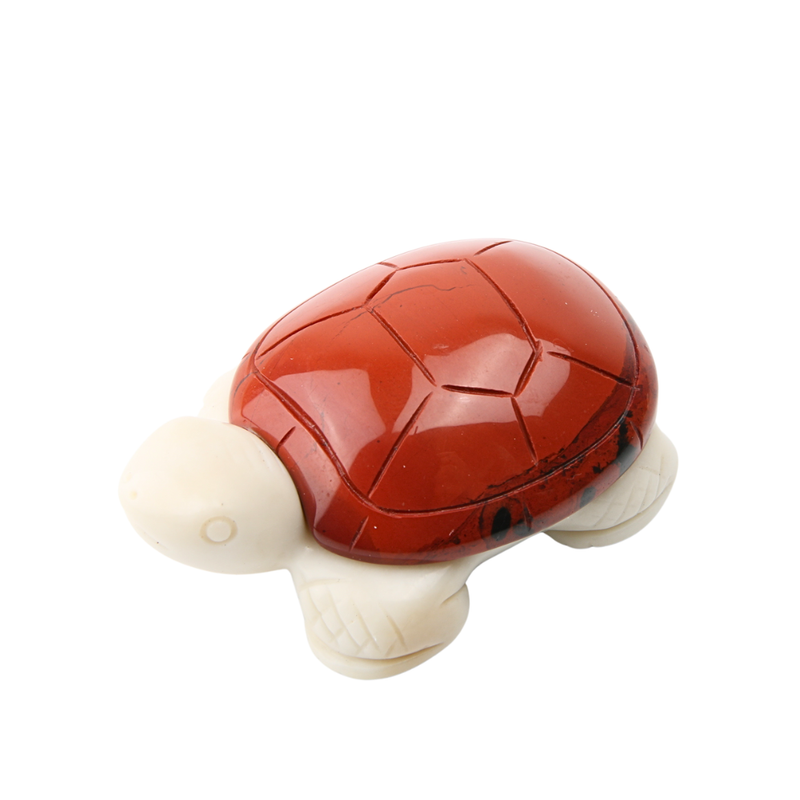 Jaspis Rood met Jade Ivory Schildpad - 3