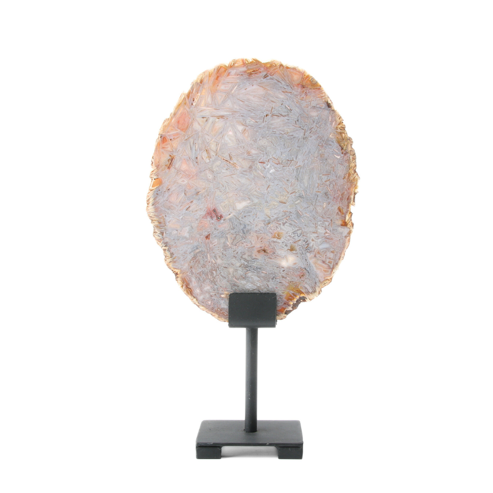 Agaat schijf op standaard - 3