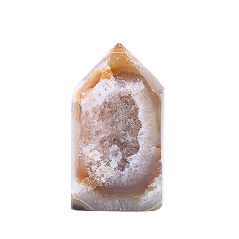 Druzy Agaat toren punt - 1