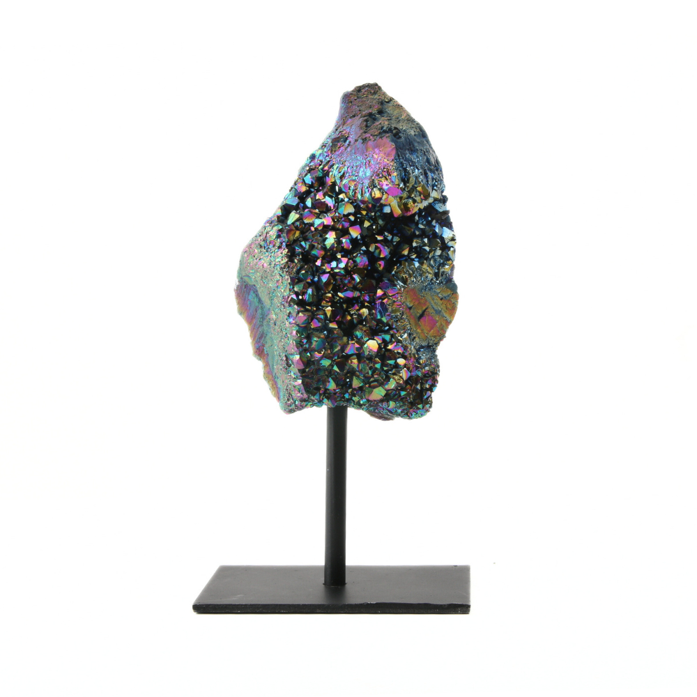 Titanium Amethist op standaard - 3