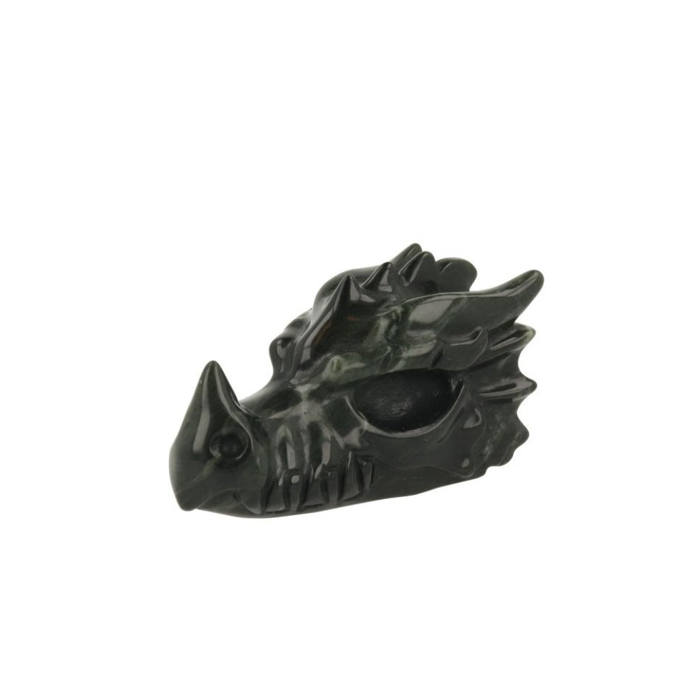 Nine Dragon Jade Dragon Skull - 1