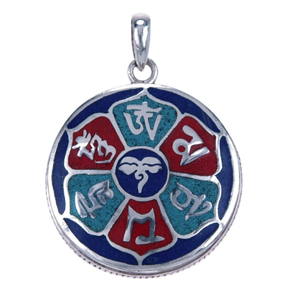 Symbool Hanger Lotus met Mantra's - 3
