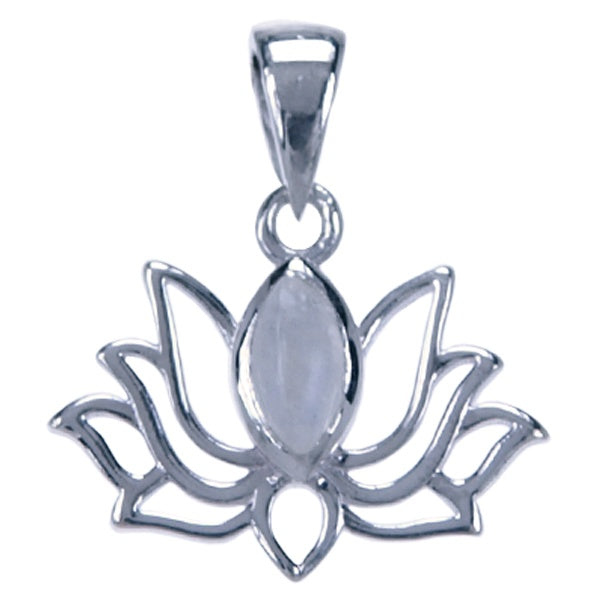 Symbool Hanger Lotus met Maansteen - 3