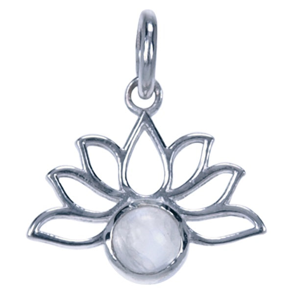 Symbool Hanger Lotus met Maansteen - 1