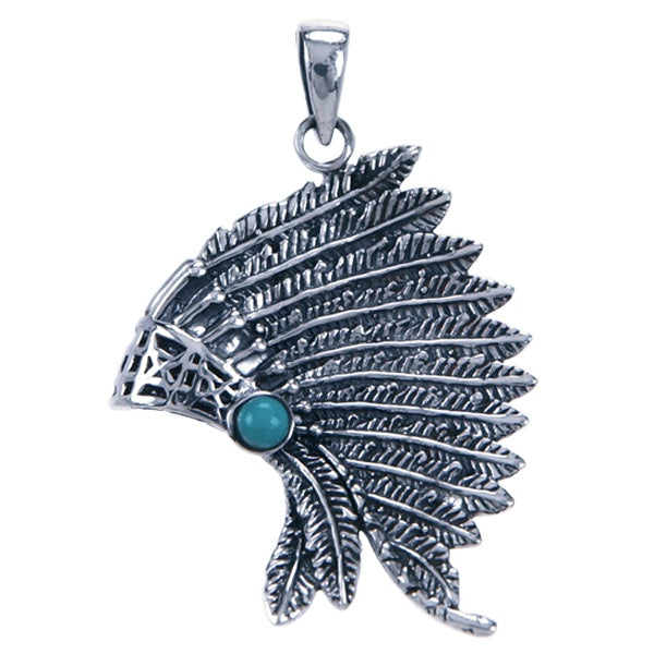 Zilveren Hanger Opperhoofd tooi