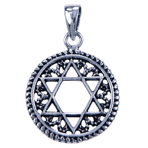 Zilveren Hanger Davidster