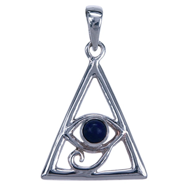 Symbool Hanger Oog van Horus met Lapis Lazuli