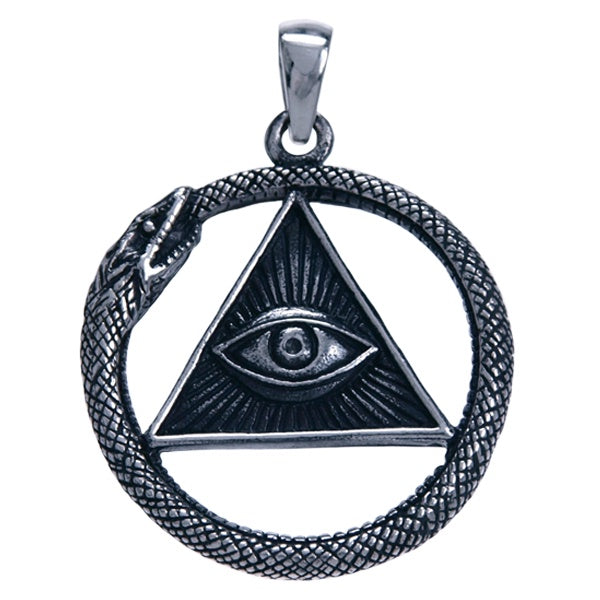 Symbool Hanger Ouroboros met Oog - 2