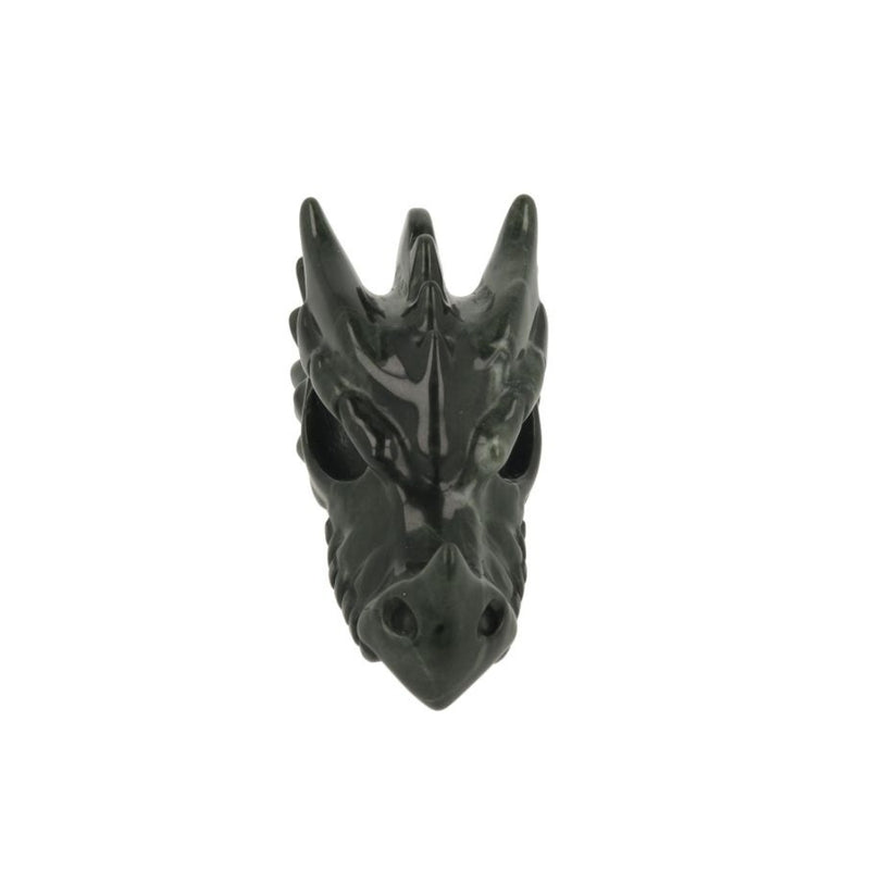 Nine Dragon Jade Dragon Skull - 1
