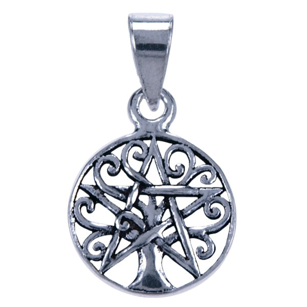 Symbool Hanger Pentagram met Levensboom