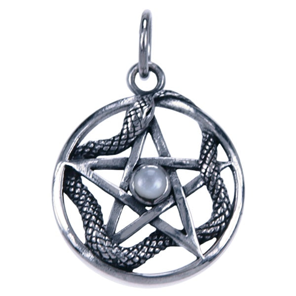 Symbool Hanger Pentagram met Slang