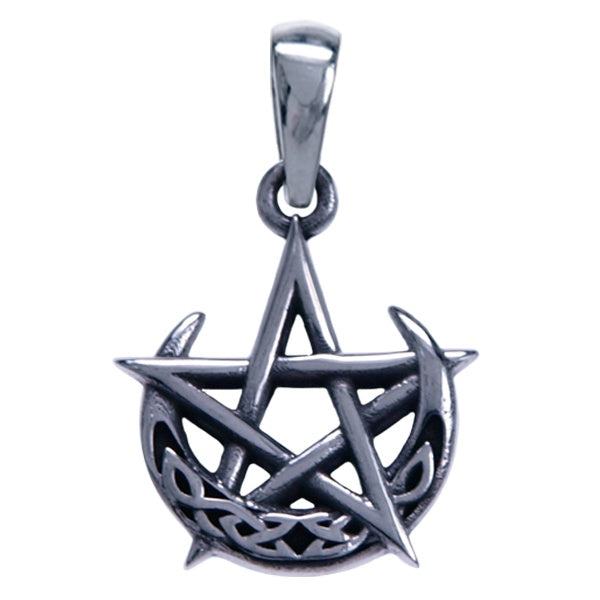 Symbool Hanger Pentagram met Maan