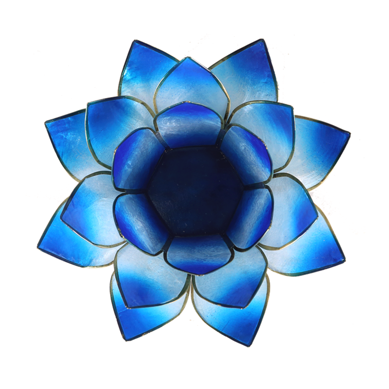 Lotus sfeerlicht blauw 2-kleurig*